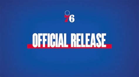 NBA, Philadelphia 76ers Announce 2021.